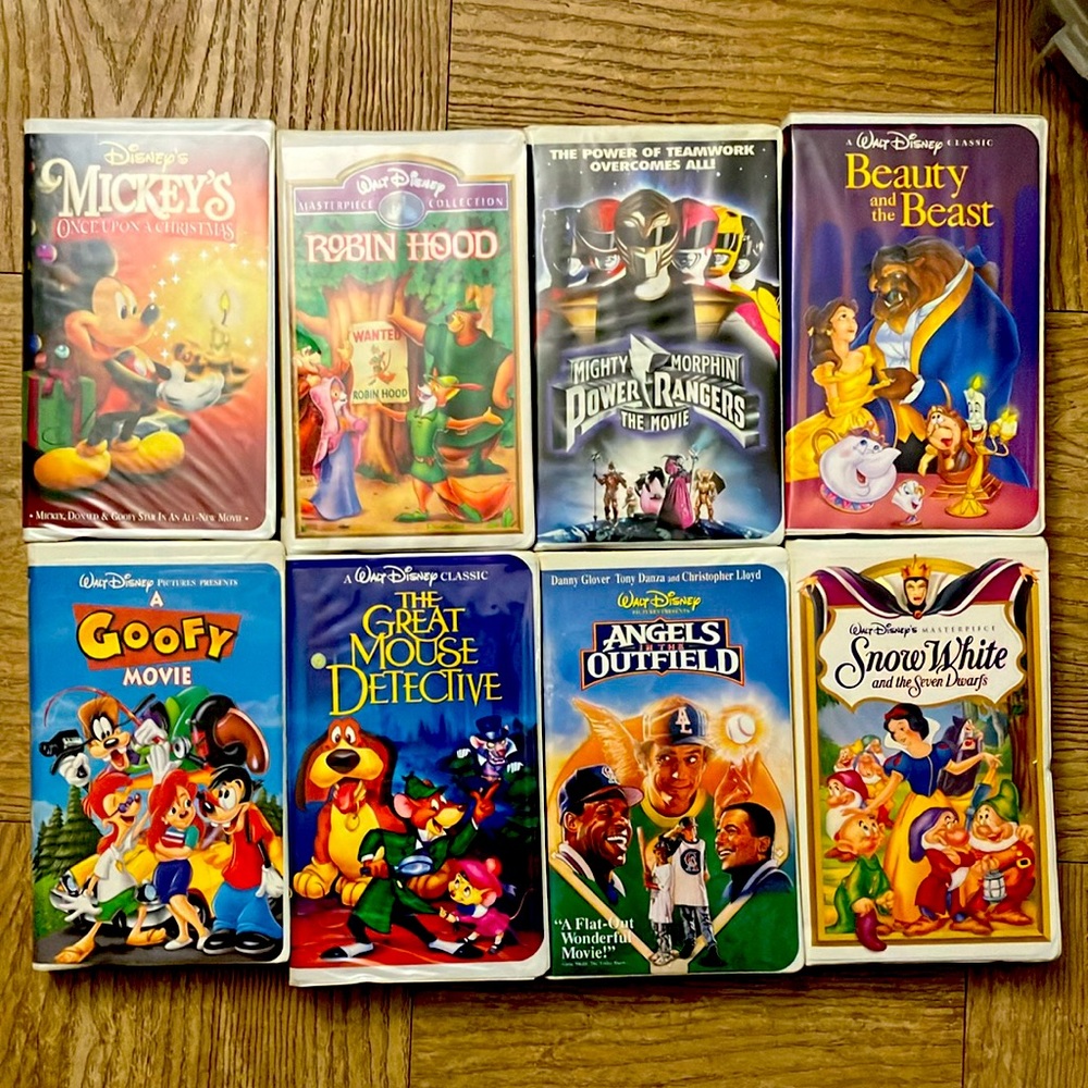 WALT DISNEY Bundle Of 8 VHS Tapes